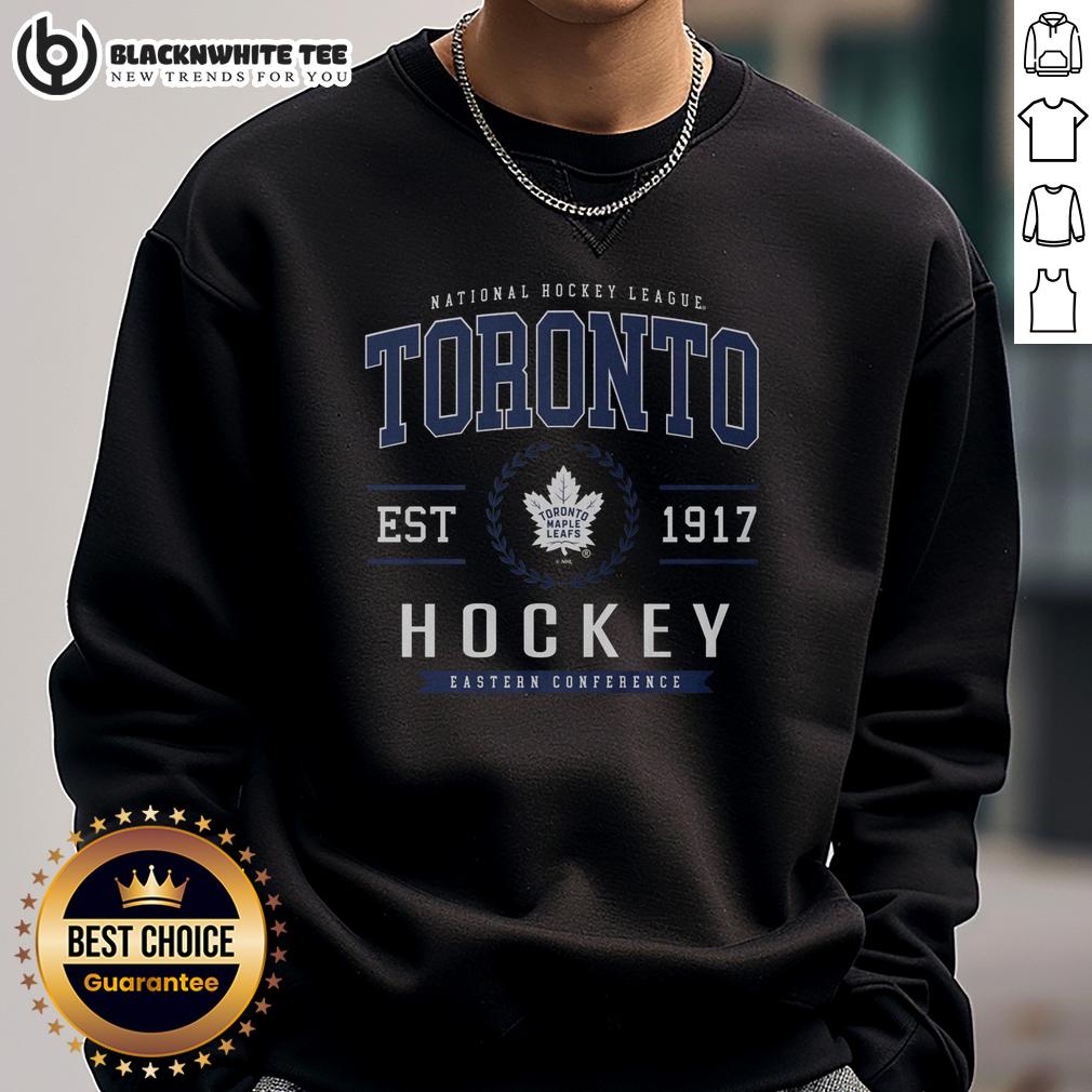 Official Toronto Maple Leafs Hockey Legacy Crest T-Shirt - Image 5