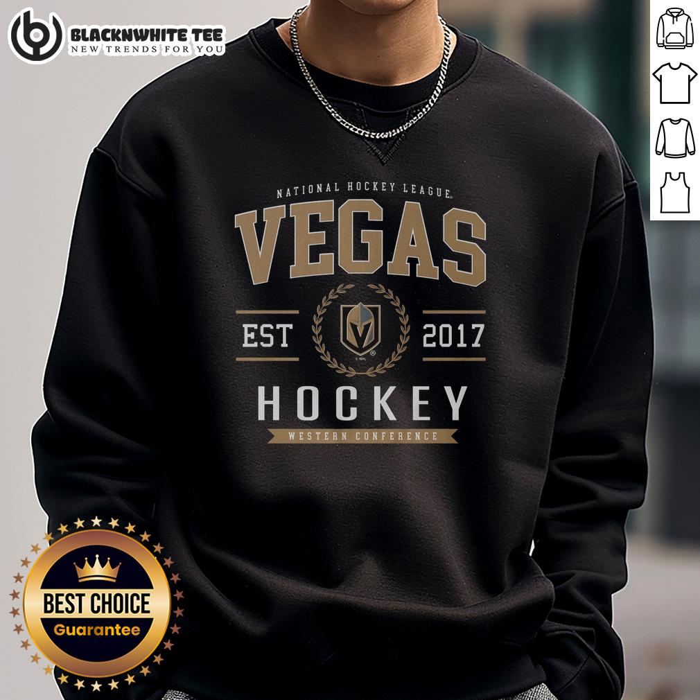 Official Vegas Golden Knights Hockey Legacy Crest T-Shirt - Image 5