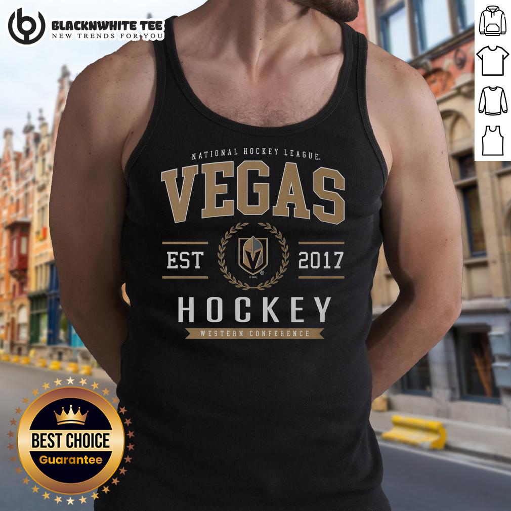 Official Vegas Golden Knights Hockey Legacy Crest T-Shirt - Image 4