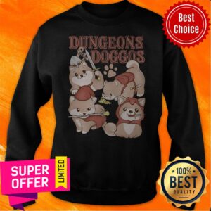 Alternative view of Funny Dungeons & Doggos Shirt