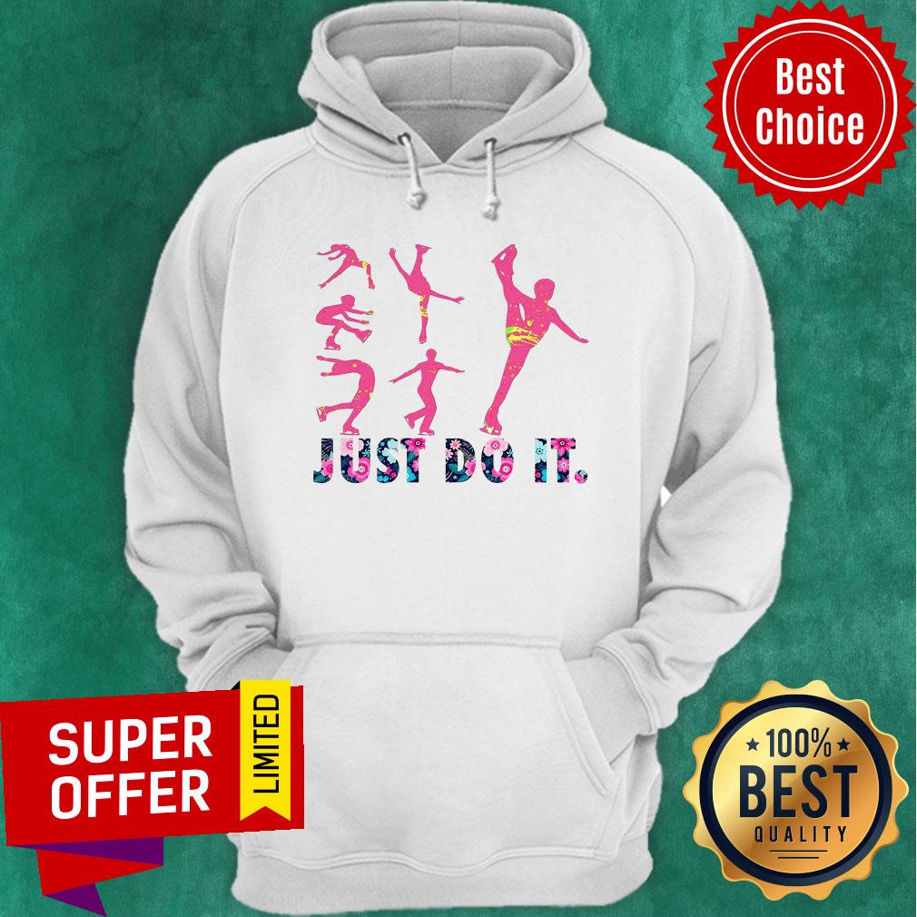 Awesome Skating Flowers Just Do It Shirt - Image 5