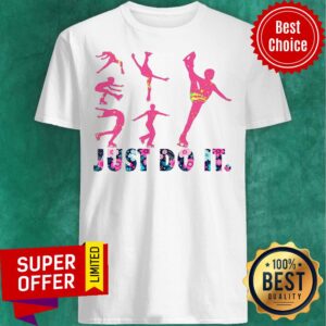 Awesome Skating Flowers Just Do It Shirt