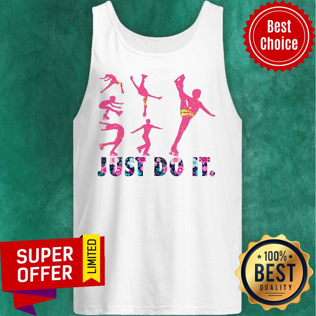 Awesome Skating Flowers Just Do It Shirt - Image 3