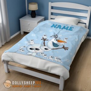 Alternative view of Perfect Disney Frozen Olaf Dancing Blanket Fleece Customized Blanket