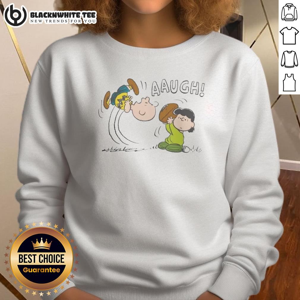 Cute Peanuts Lucy van Pelt Aaugh T-Shirt - Image 5