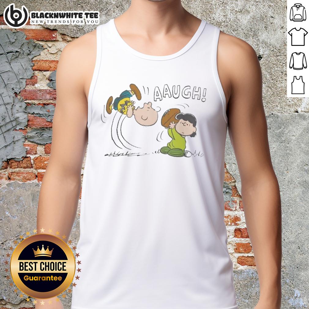 Cute Peanuts Lucy van Pelt Aaugh T-Shirt - Image 4