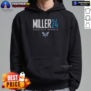 Alternative view of Top Brandon Miller 24 Charlotte Hornets Elite T-Shirt