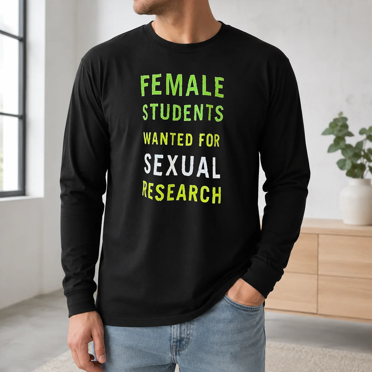 Awesome Funny Female Students Wanted For Sexual Research Shirt - Image 5