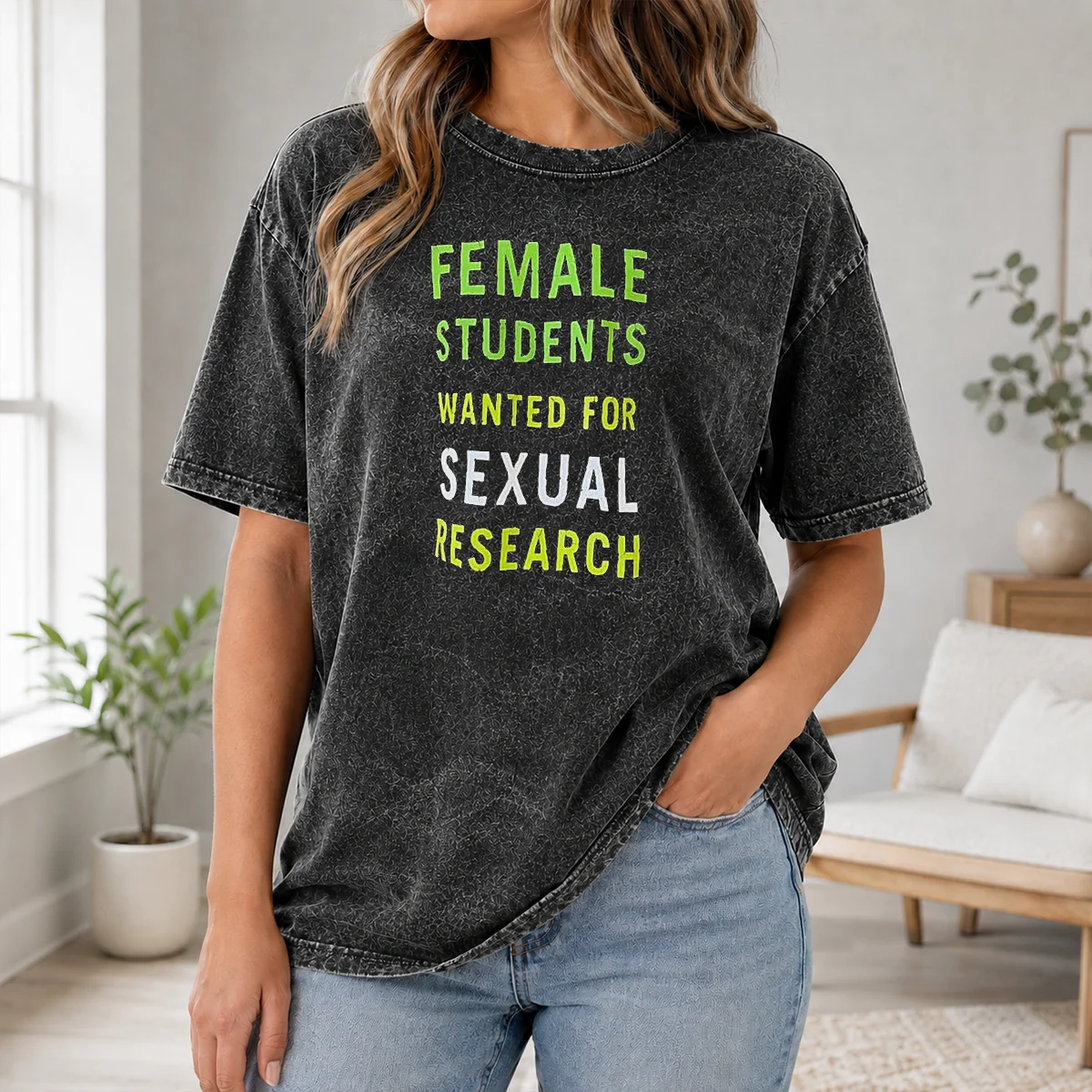 Awesome Funny Female Students Wanted For Sexual Research Shirt - Image 8