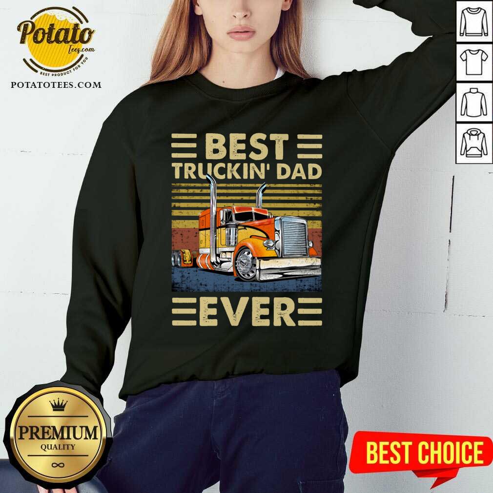 Best Truckin Dad Ever Shirt - Image 4