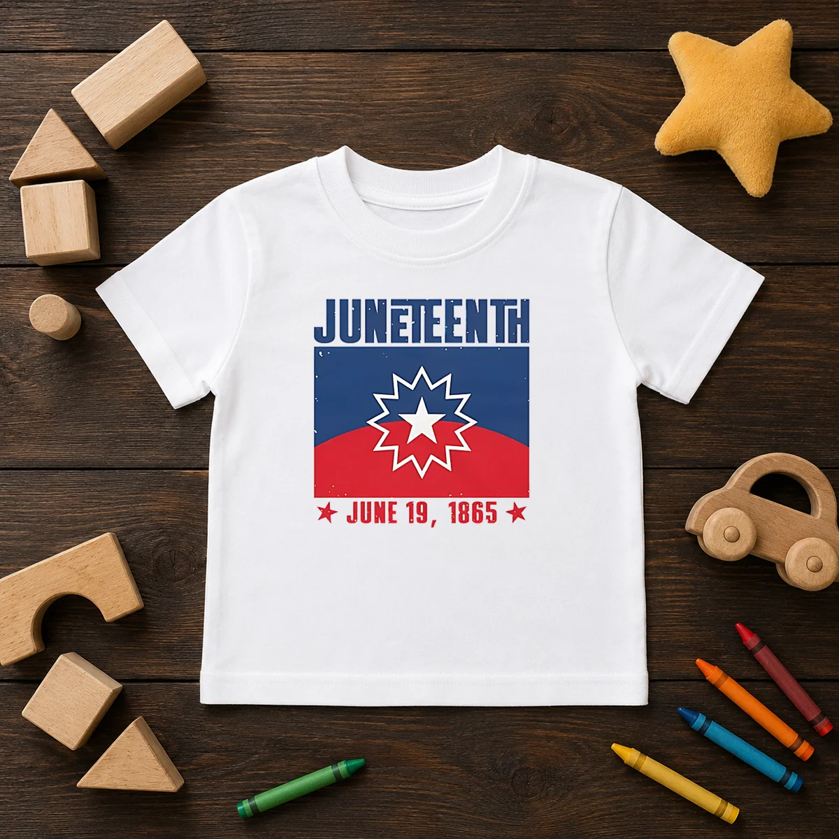 Pretty Juneteenth Red White Blue Freedom Flag 1865 Emancipation Day Shirt - Image 9