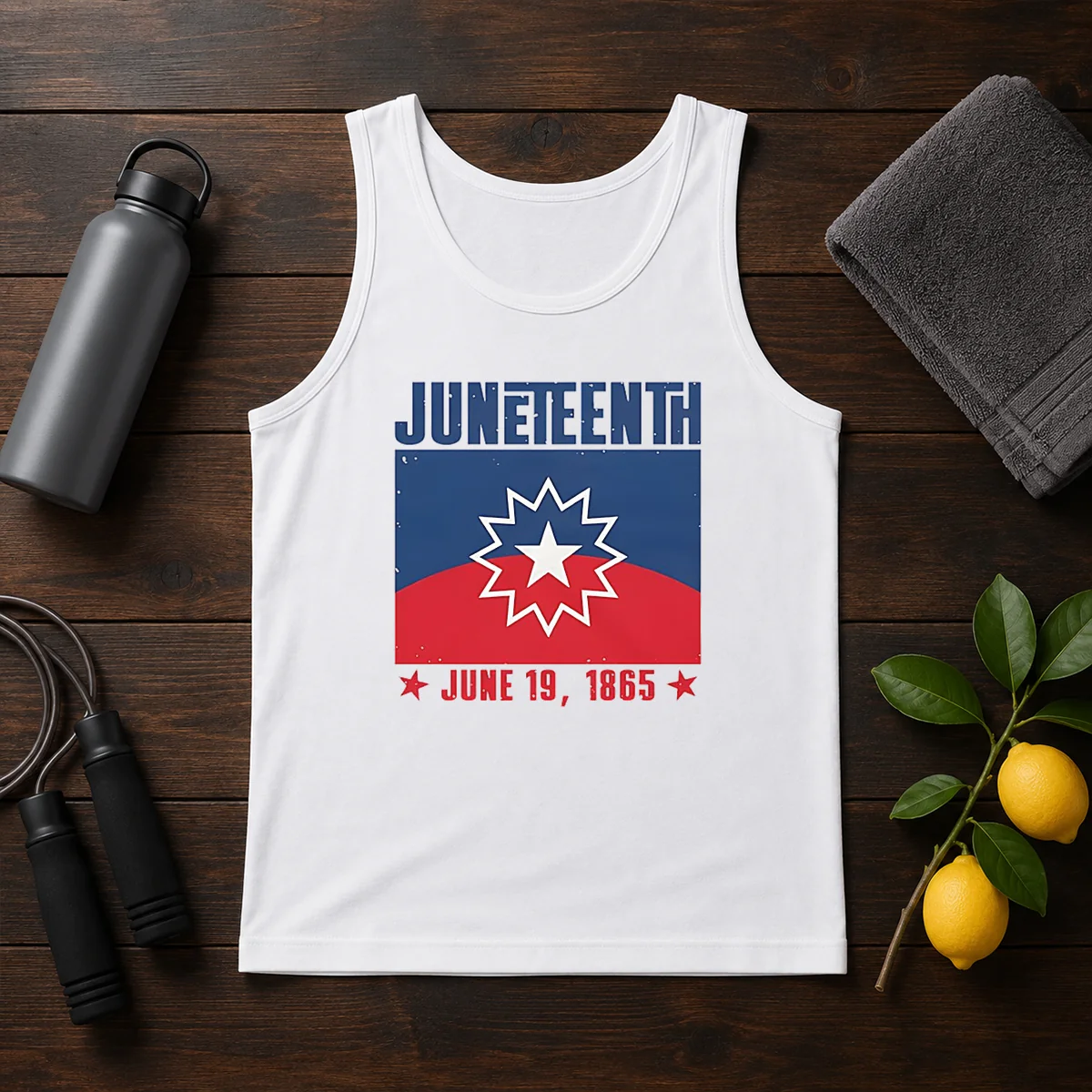 Pretty Juneteenth Red White Blue Freedom Flag 1865 Emancipation Day Shirt - Image 3