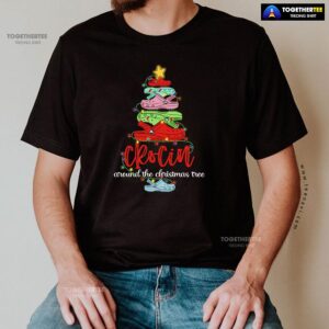 Alternative view of Crocs Shoes Crocin Around Christmas Tree T-Shirt