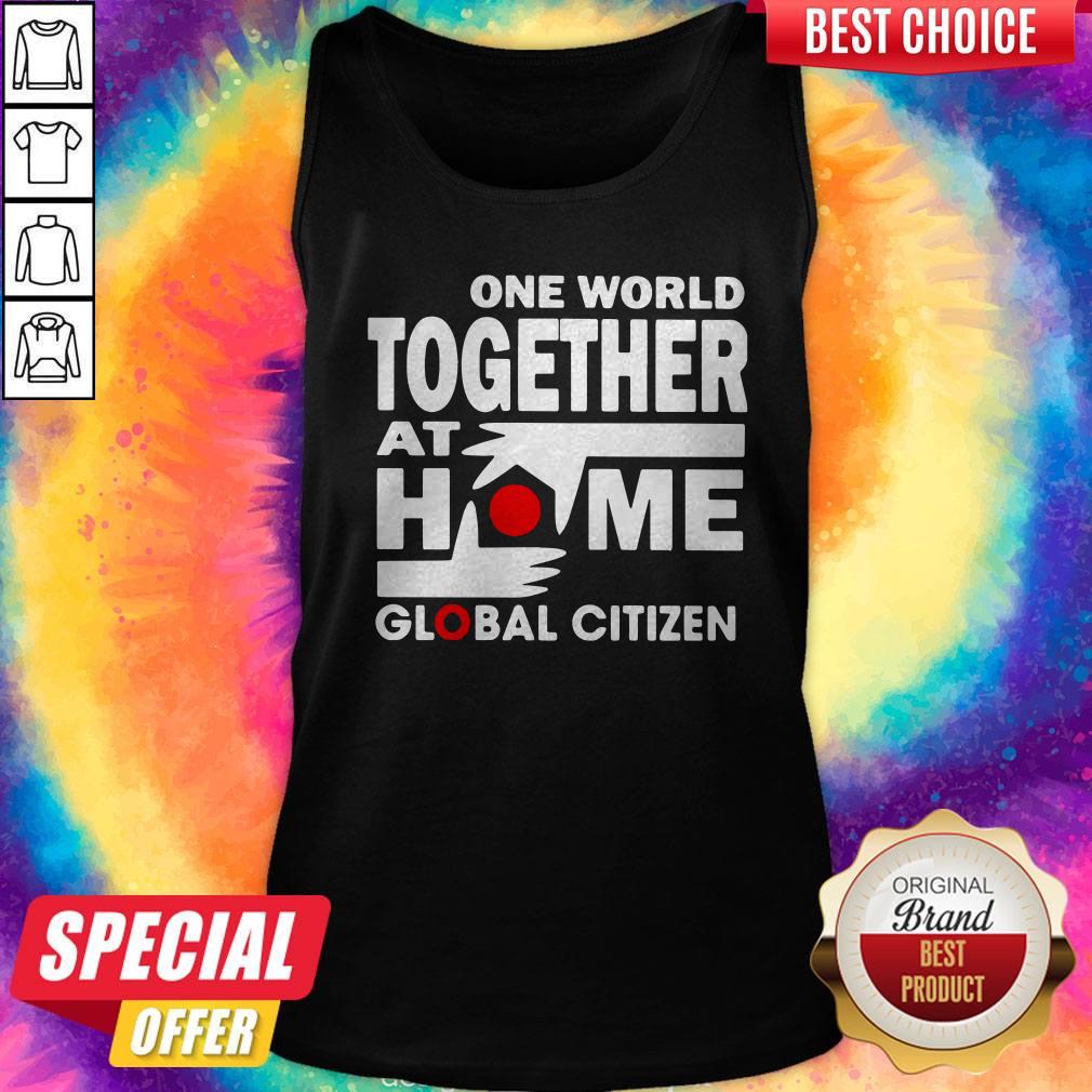 Official One World Together At Home Global Citizen Shirt - Image 3
