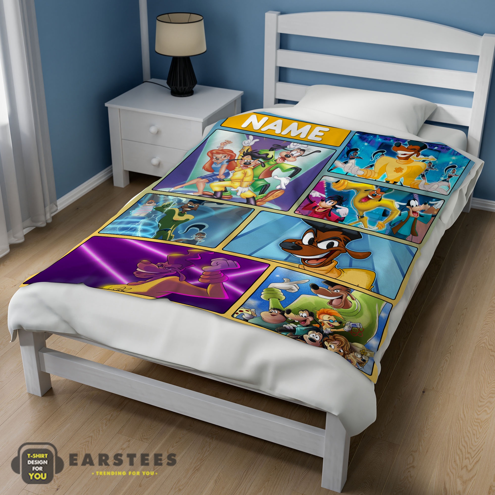 Good Disney A Goofy Movie Max Goof & Powerline Blanket Fleece Customized Blanket - Image 3