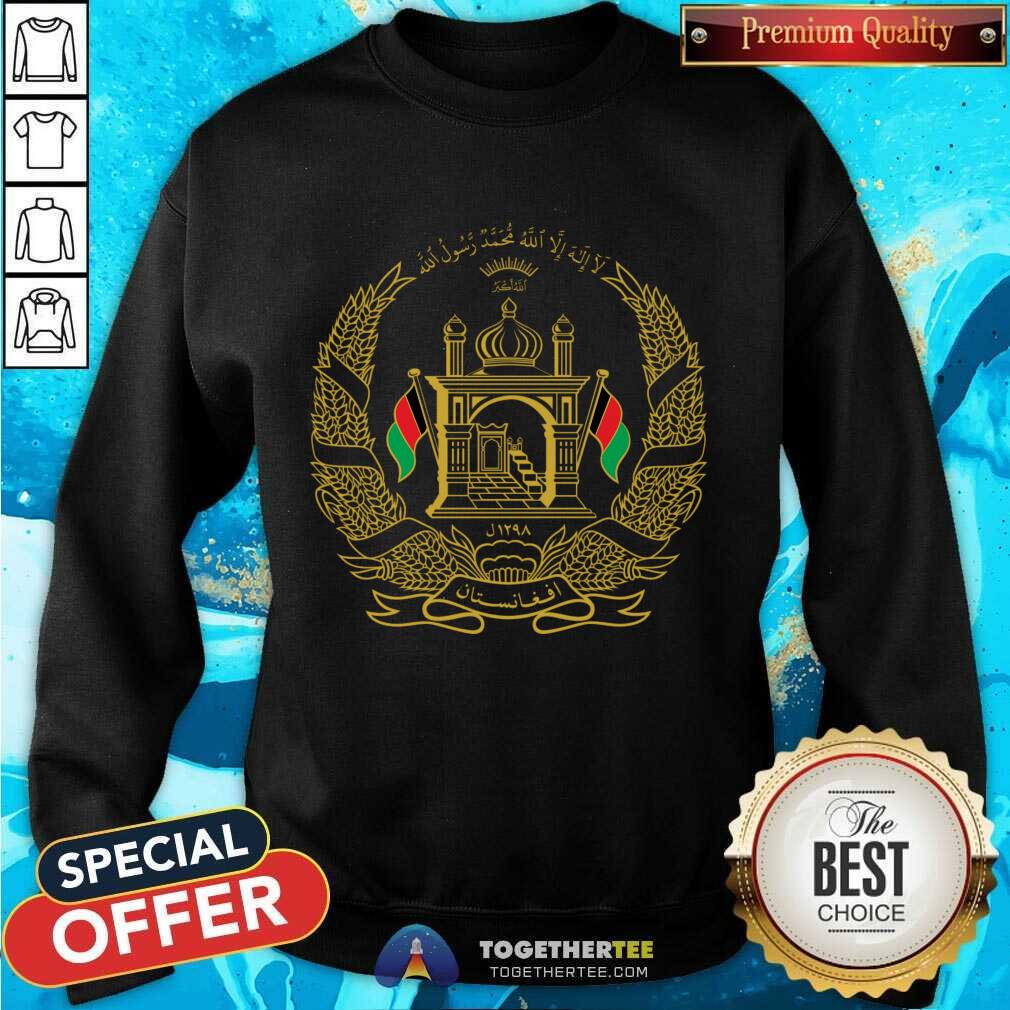 Official The National Emblem Of Afghanistan Shirt - Image 4