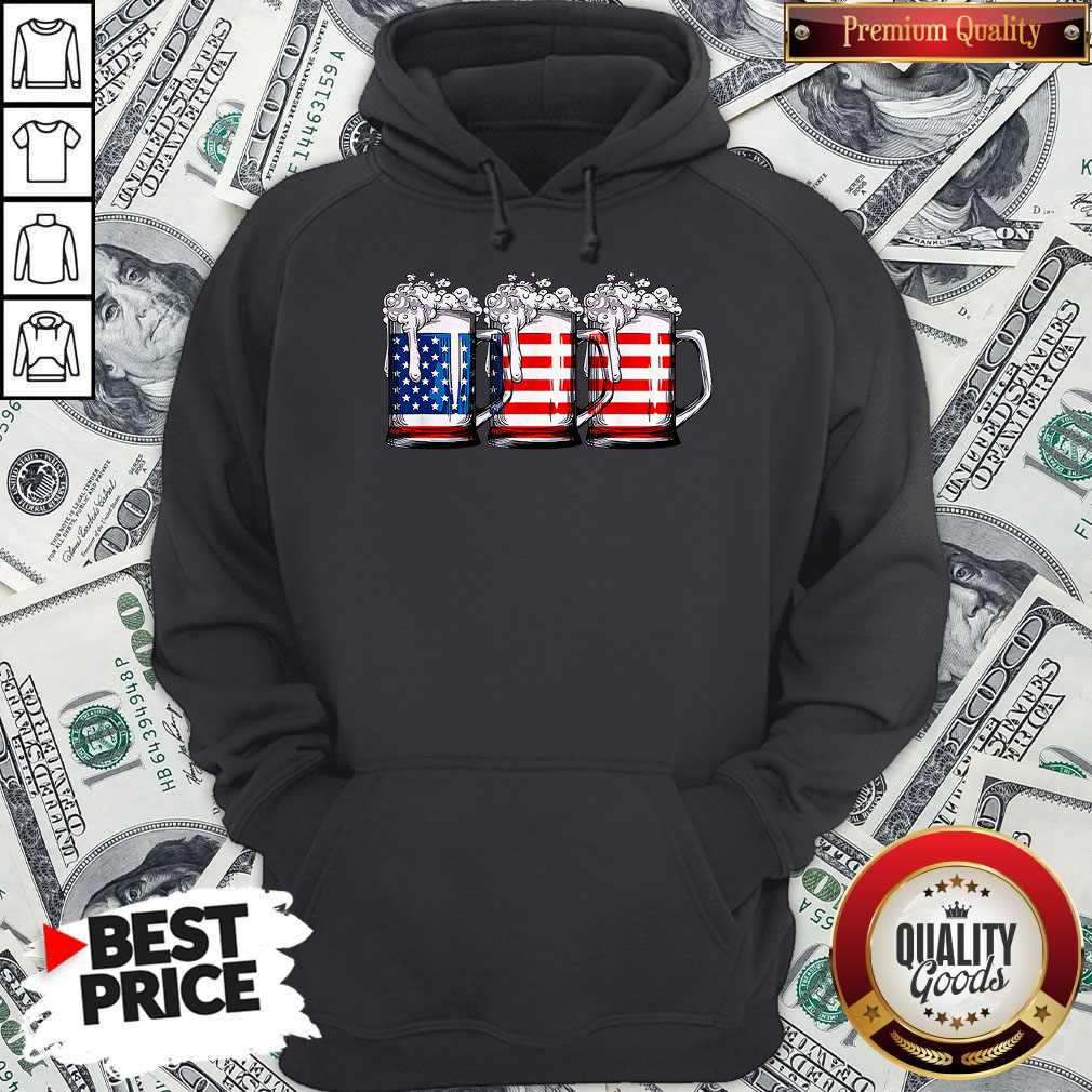 Official Beer America Happy Independence Day Shirt - Image 2