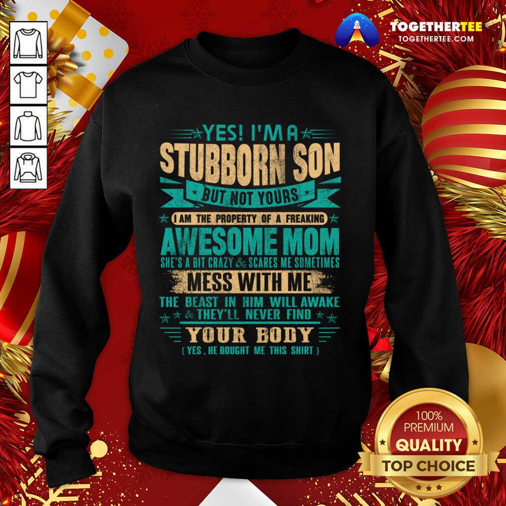 Good Yes I'm Aspoiled Son T-Shirt - Image 4