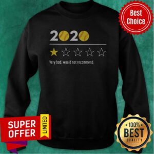 Alternative view of Funny 2020 Baseball Very Bad Would Not Recommend Shirt