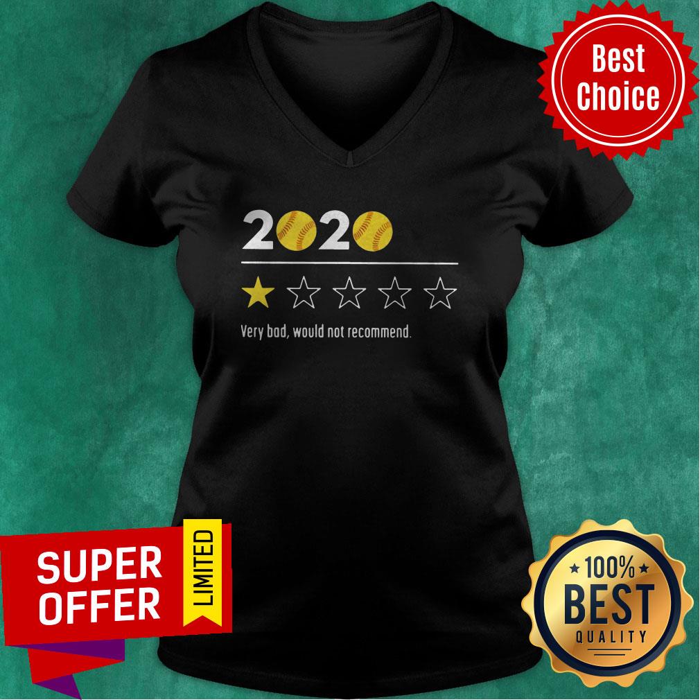 Funny 2020 Baseball Very Bad Would Not Recommend Shirt - Image 3