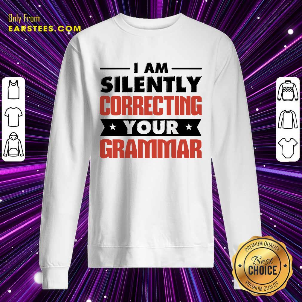 Premium Silently Correcting Grammar Shirt - Image 3