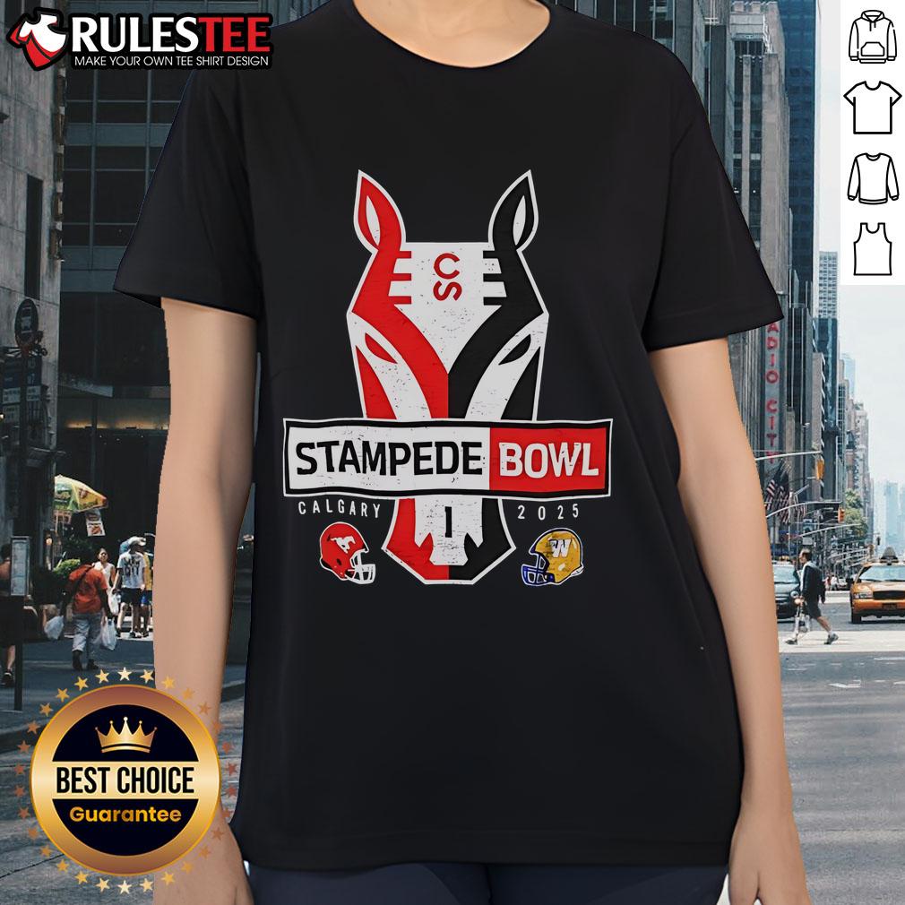 Hot Calgary Stampeders Stampede Bowl 2025 T-Shirt - Image 3