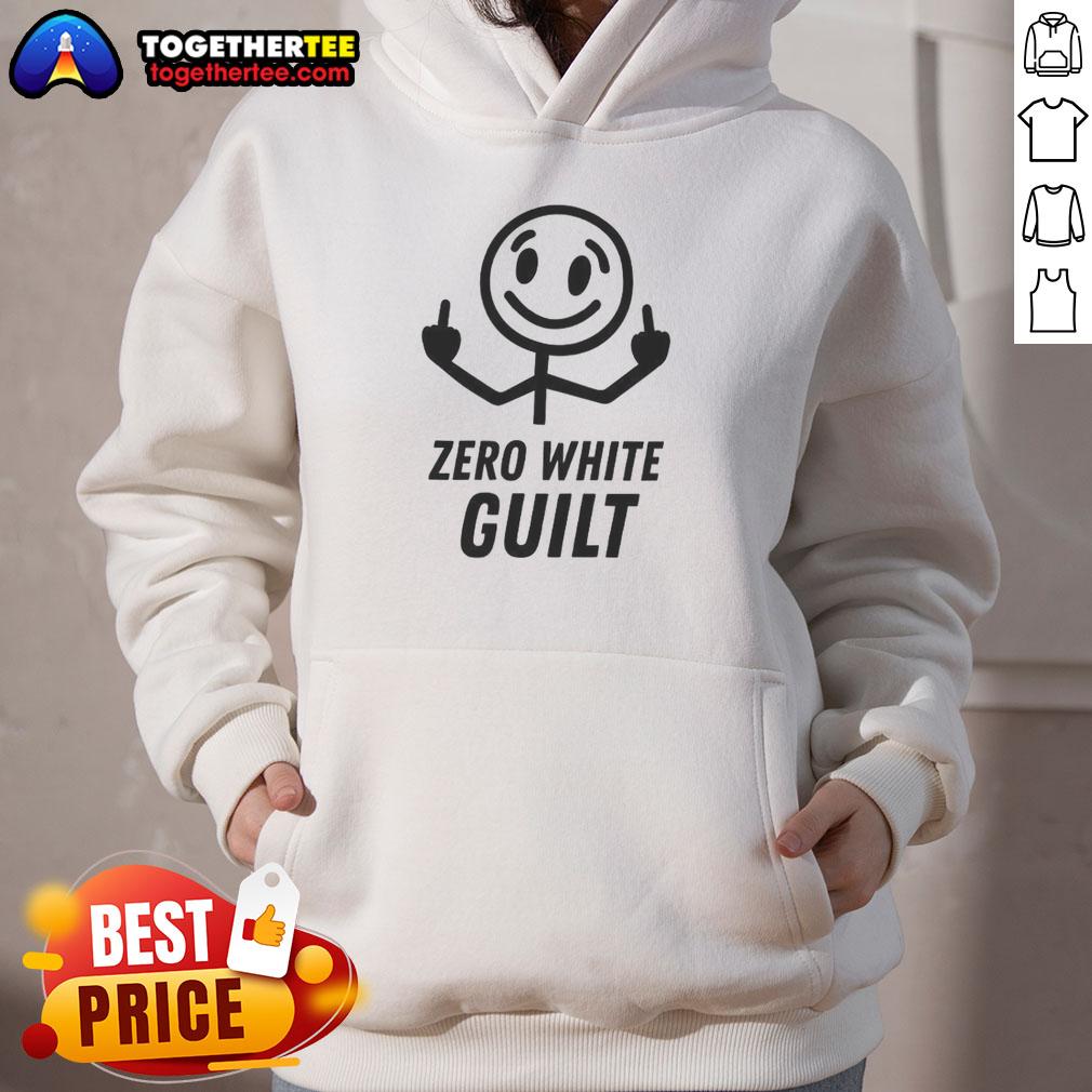 Good Zero White Guilt Middle Finger T-Shirt - Image 2