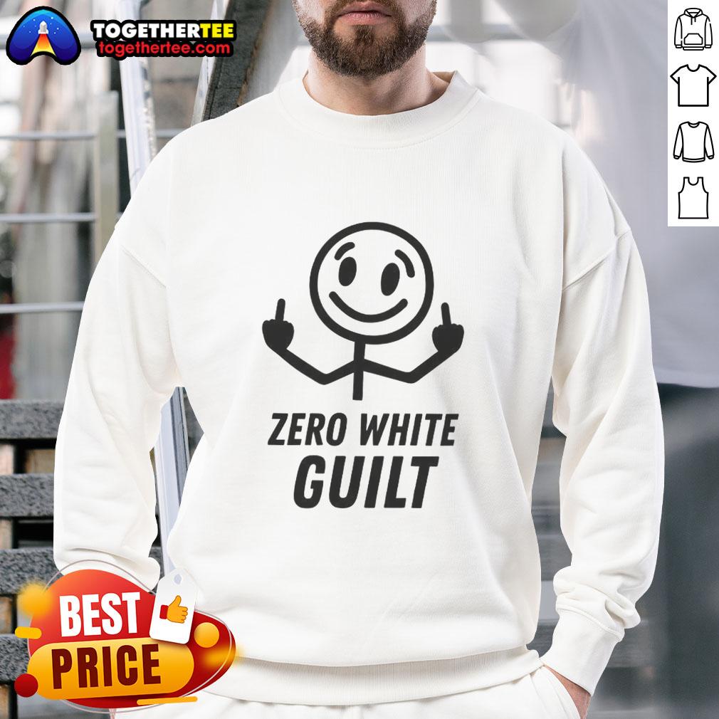Good Zero White Guilt Middle Finger T-Shirt - Image 5