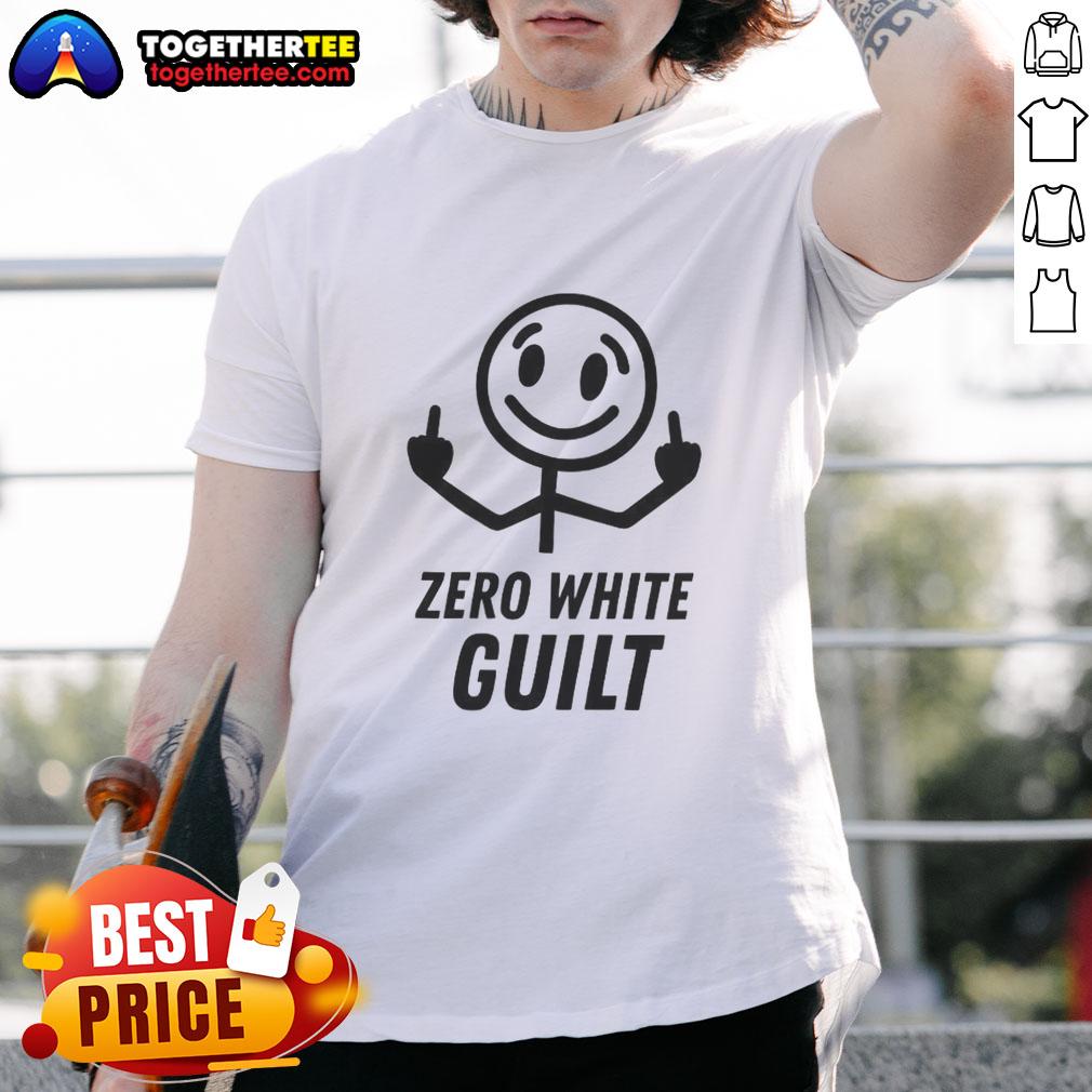 Good Zero White Guilt Middle Finger T-Shirt