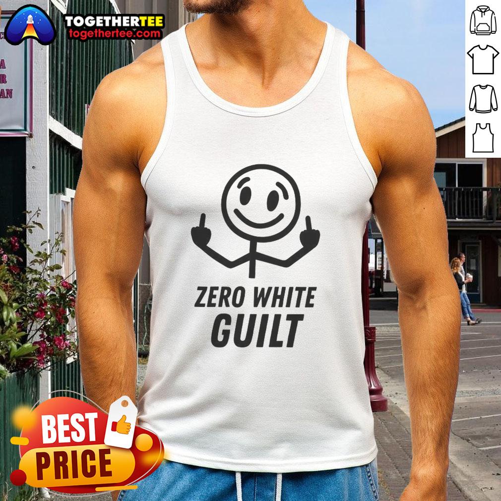 Good Zero White Guilt Middle Finger T-Shirt - Image 4