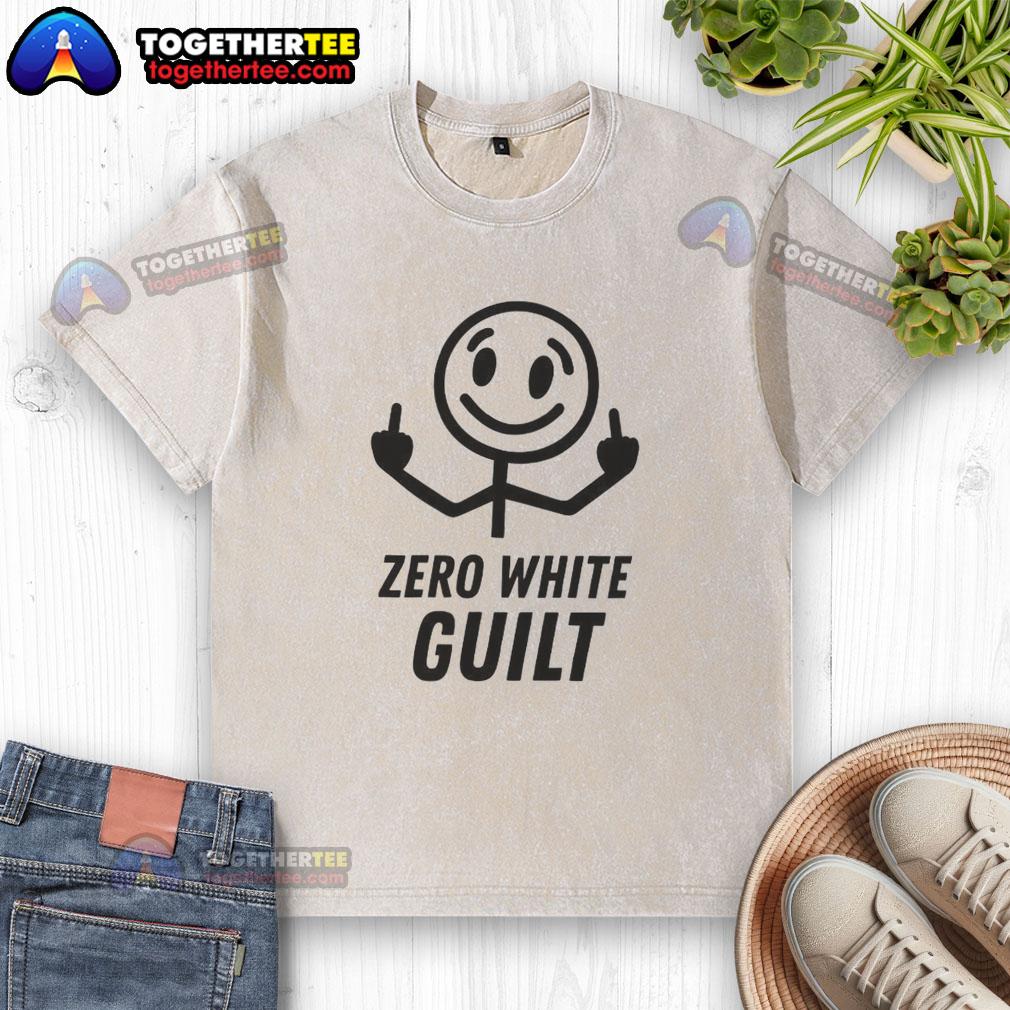 Good Zero White Guilt Middle Finger T-Shirt - Image 6