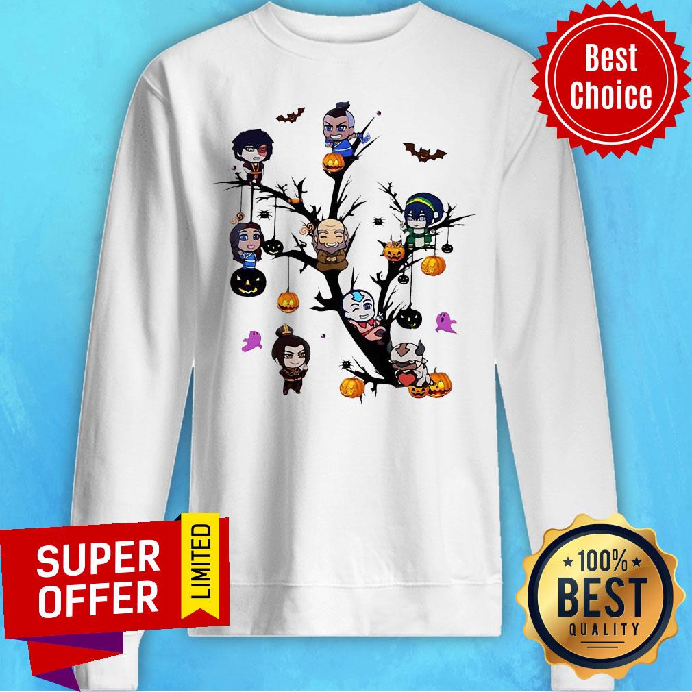 Official Halloween Tree Cartoon Shirt - Image 5
