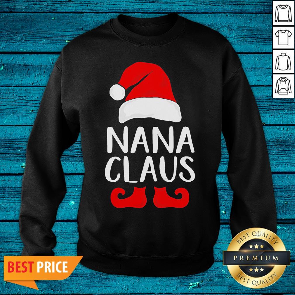 Premium Santa Claus Nana Claus Christmas Shirt - Image 2