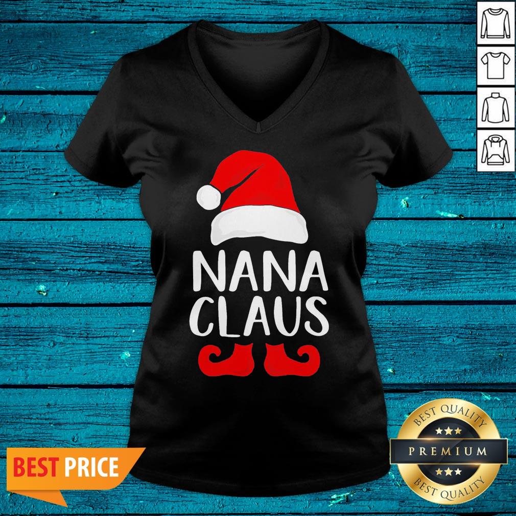 Premium Santa Claus Nana Claus Christmas Shirt - Image 4