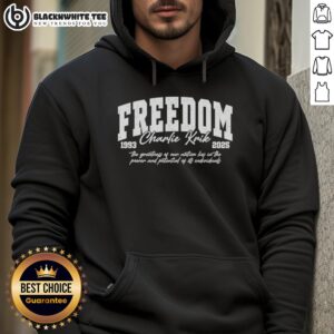 Alternative view of Pretty Freedom Charlie Kirk Rest In Peace A True American Patriot 1993-2025 T-Shirt