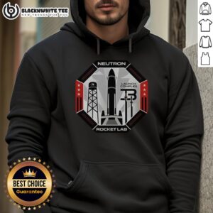 Alternative view of Pretty Rocket Lab Neutron Launch Complex 3 T-Shirt