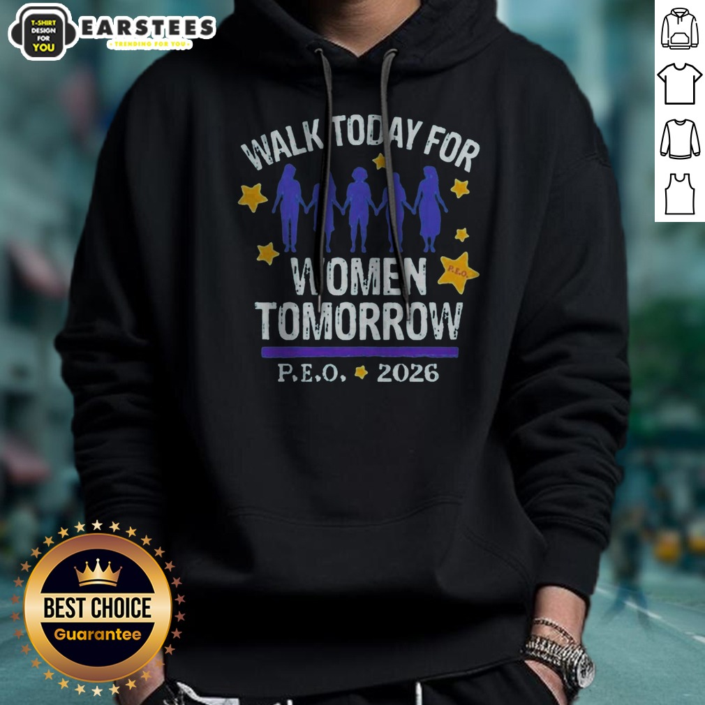 Top Walk Today For Women Tomorrow P.E.O. 2026 Women Shirt - Image 2
