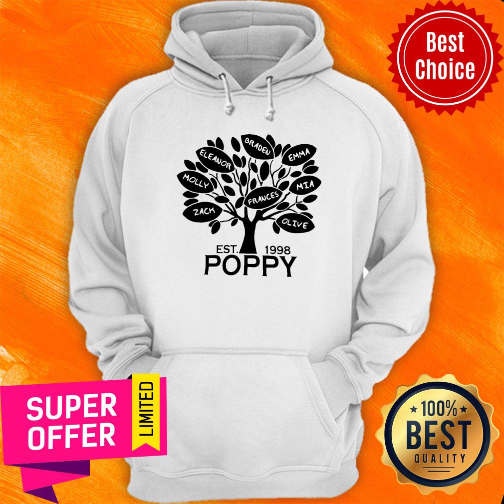Coolspod Personalized EST 1998 Poppy Tree Shirt - Image 2