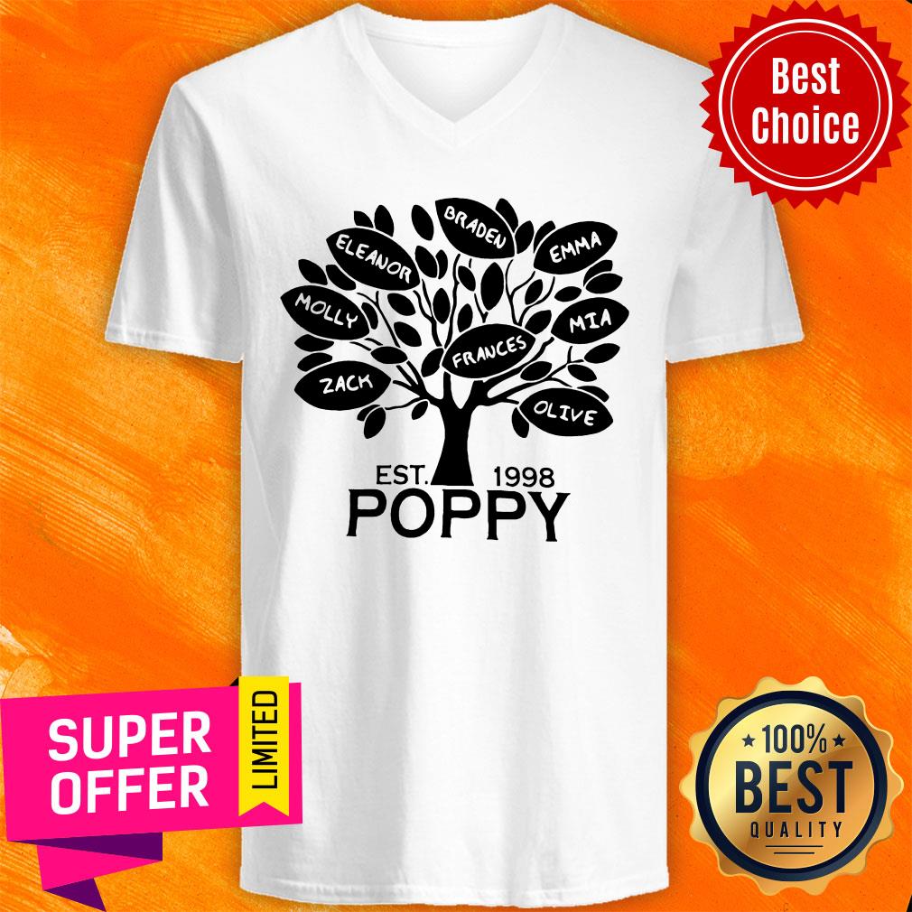 Coolspod Personalized EST 1998 Poppy Tree Shirt - Image 3