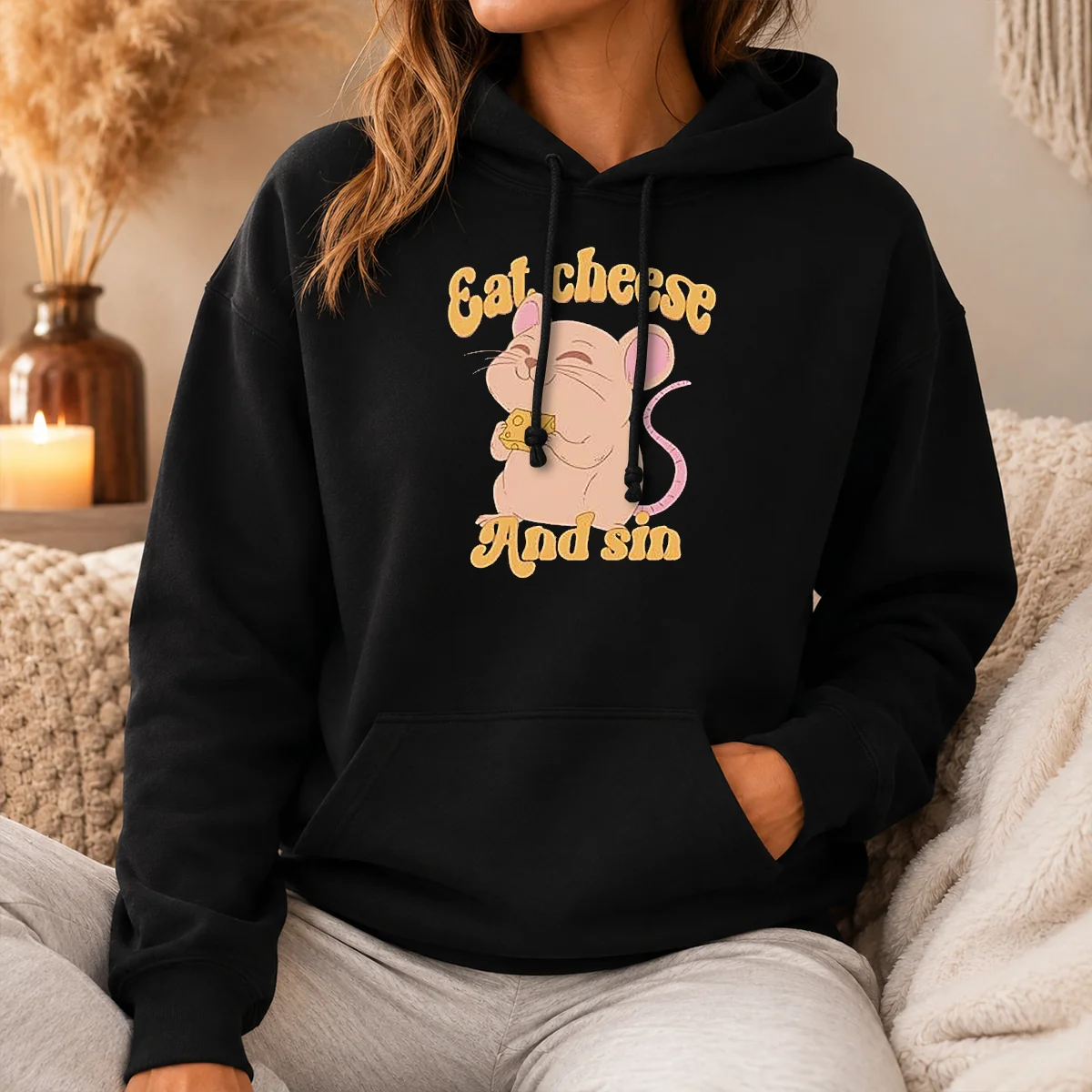 Hot Premium Eat Cheese And Sin Mouse Shirt - Image 5