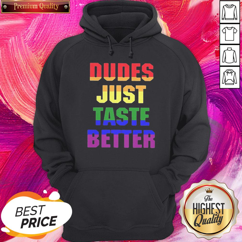 LGBT Dudes Just Taste Better Official Premium Top Nice Shirt - Image 3