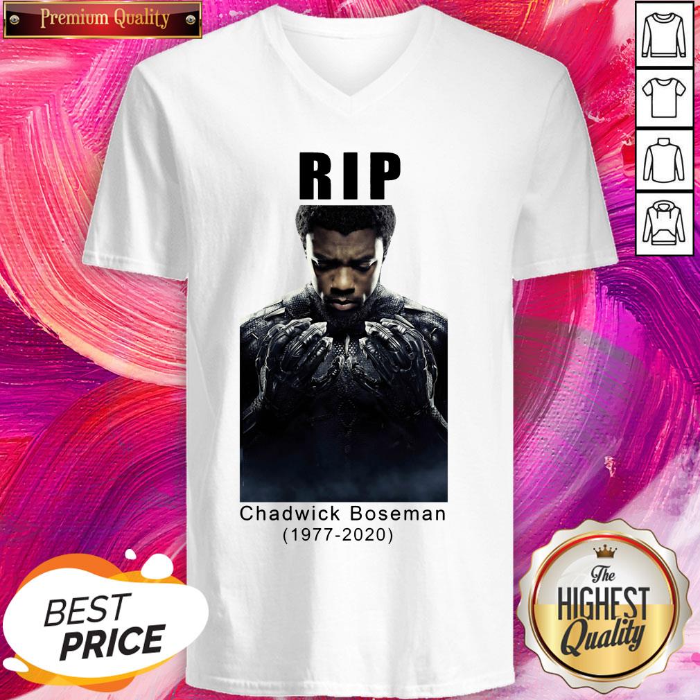 Rip Chadwick Boseman R.I.P To The Black Panther Wakanda Forever Shirt - Image 5