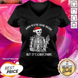 Alternative view of Cute When You're Dead Inside But It's Christmas Shirt