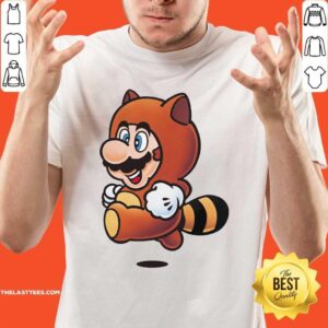 Official Tanooki Mario Super Mario Bros Shirt