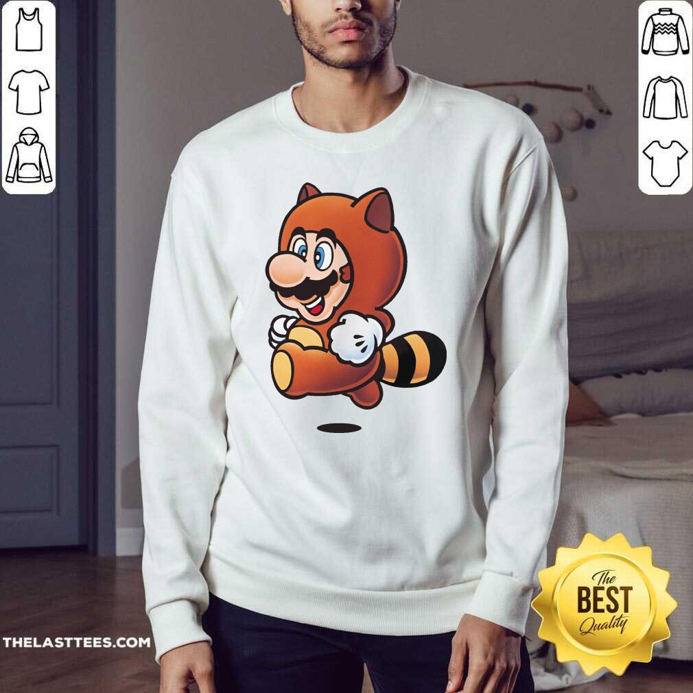 Official Tanooki Mario Super Mario Bros Shirt - Image 4