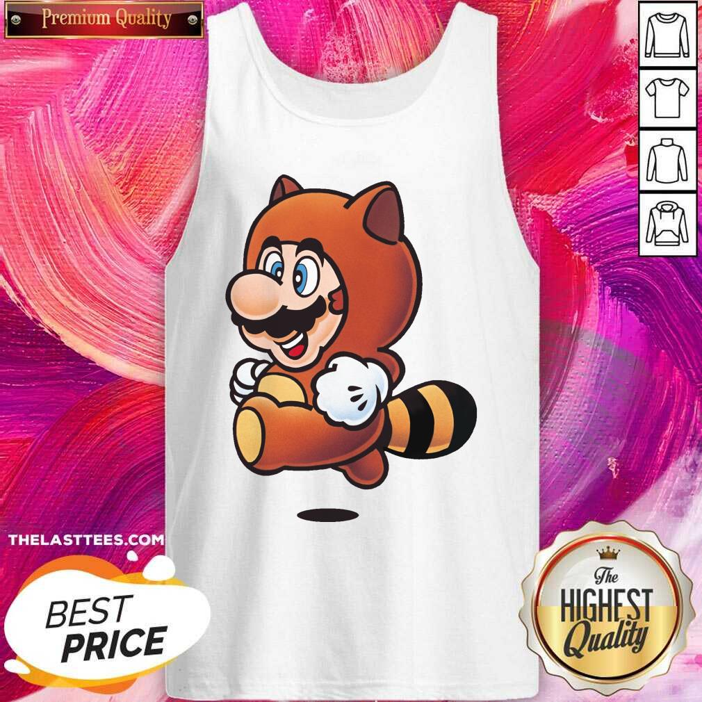 Official Tanooki Mario Super Mario Bros Shirt - Image 3