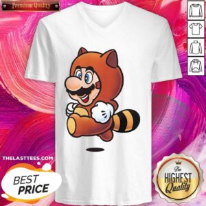 Alternative view of Official Tanooki Mario Super Mario Bros Shirt
