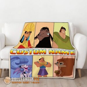 Alternative view of Awesome Disney The Emperor's New Groove Blanket Fleece Customized Blanket