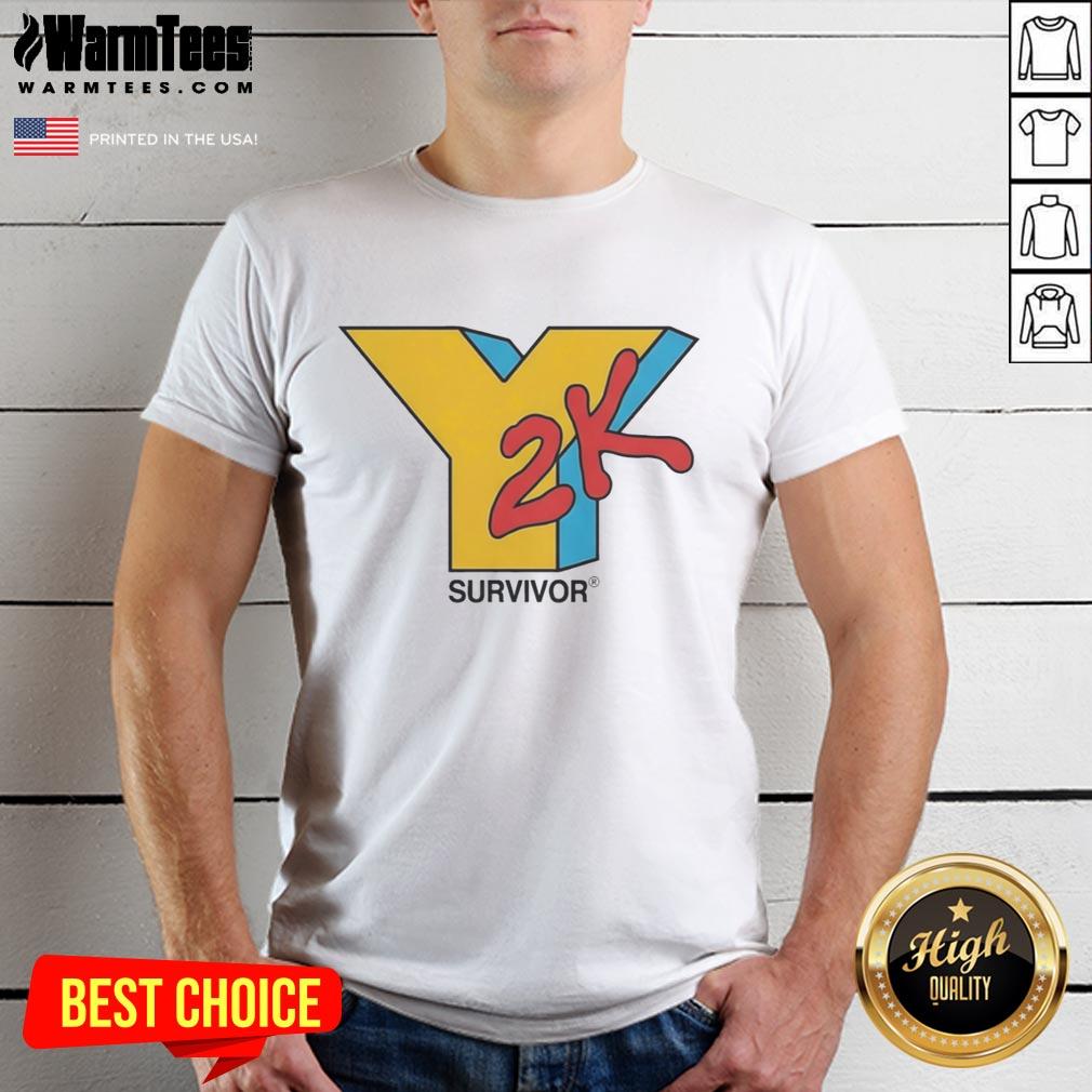 Hot Y2k Survivor Logo T-Shirt