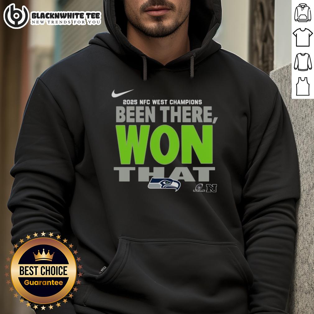 Original Seattle Seahawks 2025 NFC West Champions T-Shirt - Image 2